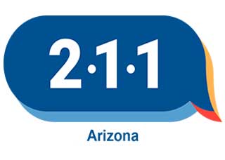 Logo for Arizona 2-1-1 resources